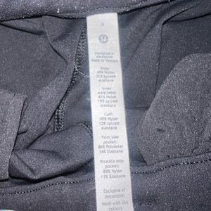 Lululemon black stretch High-Rise jogger full length